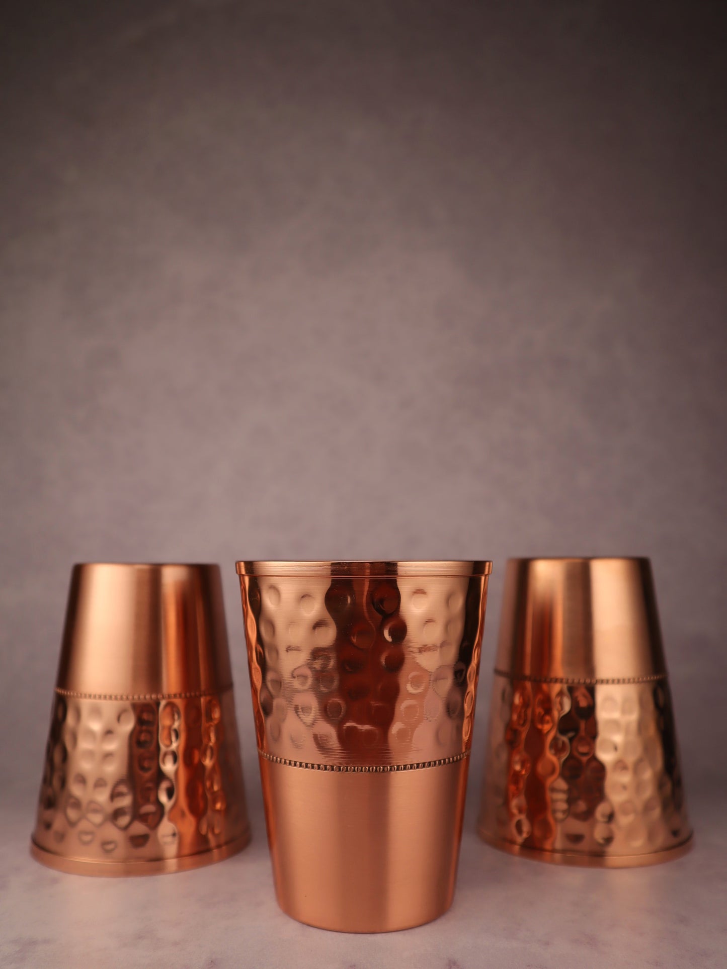 Copper cup AYURVEDA 400 ml - set of four