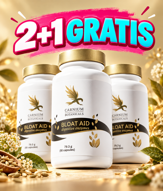 Bloat Aid - CARNIUM BOTANICALS - probavni enzimi  2+1 GRATIS