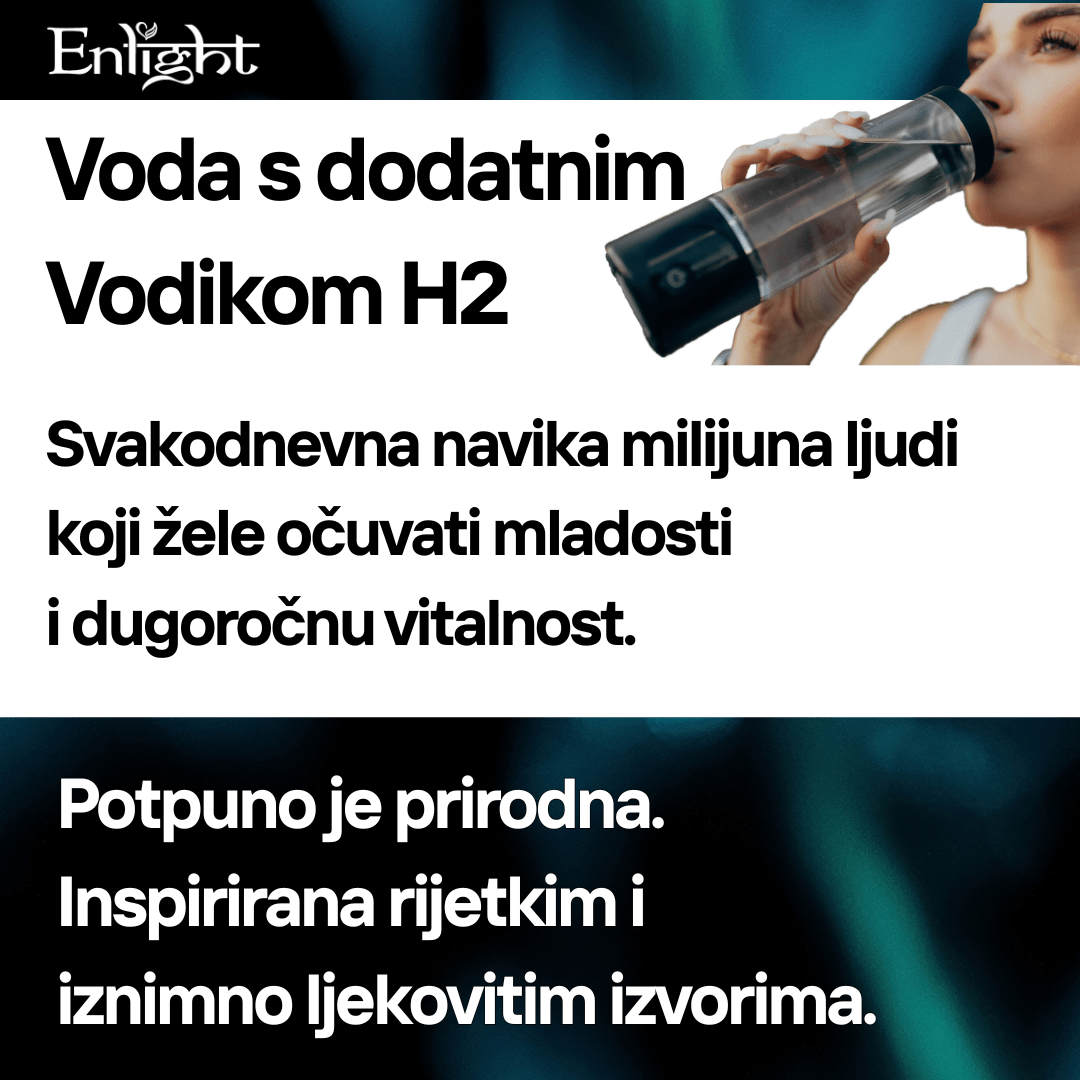 Enlight HYPER VODIK boca - Staklo 400 ml - Enlight Shop