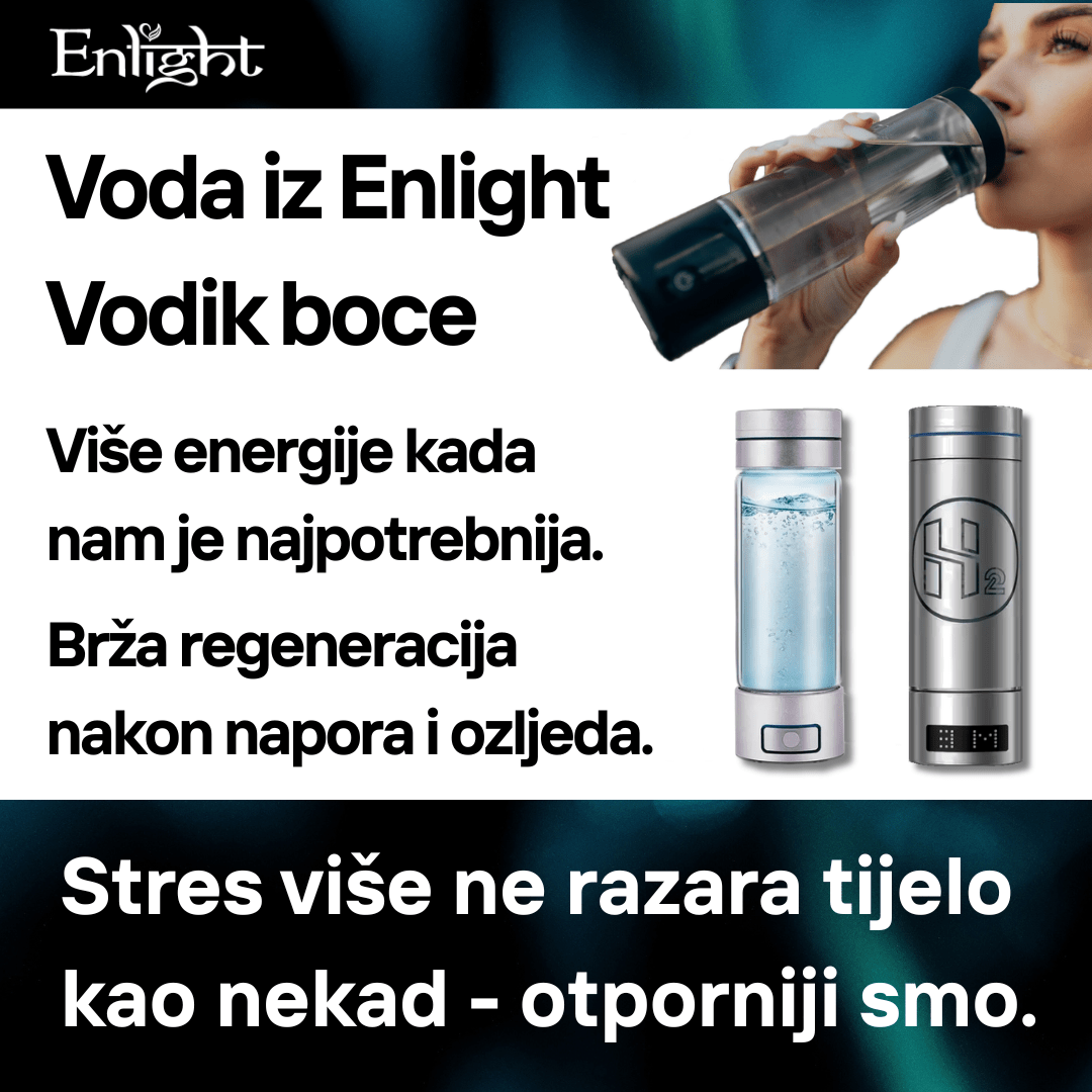Enlight HYPER VODIK boca - Staklo 400 ml - Enlight Shop