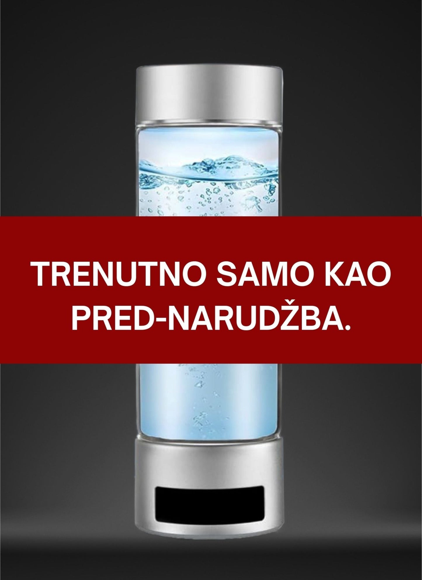 PRED - NARUDŽBA Enlight HYPER VODIK boca - Staklo 400 ml - Enlight Shop