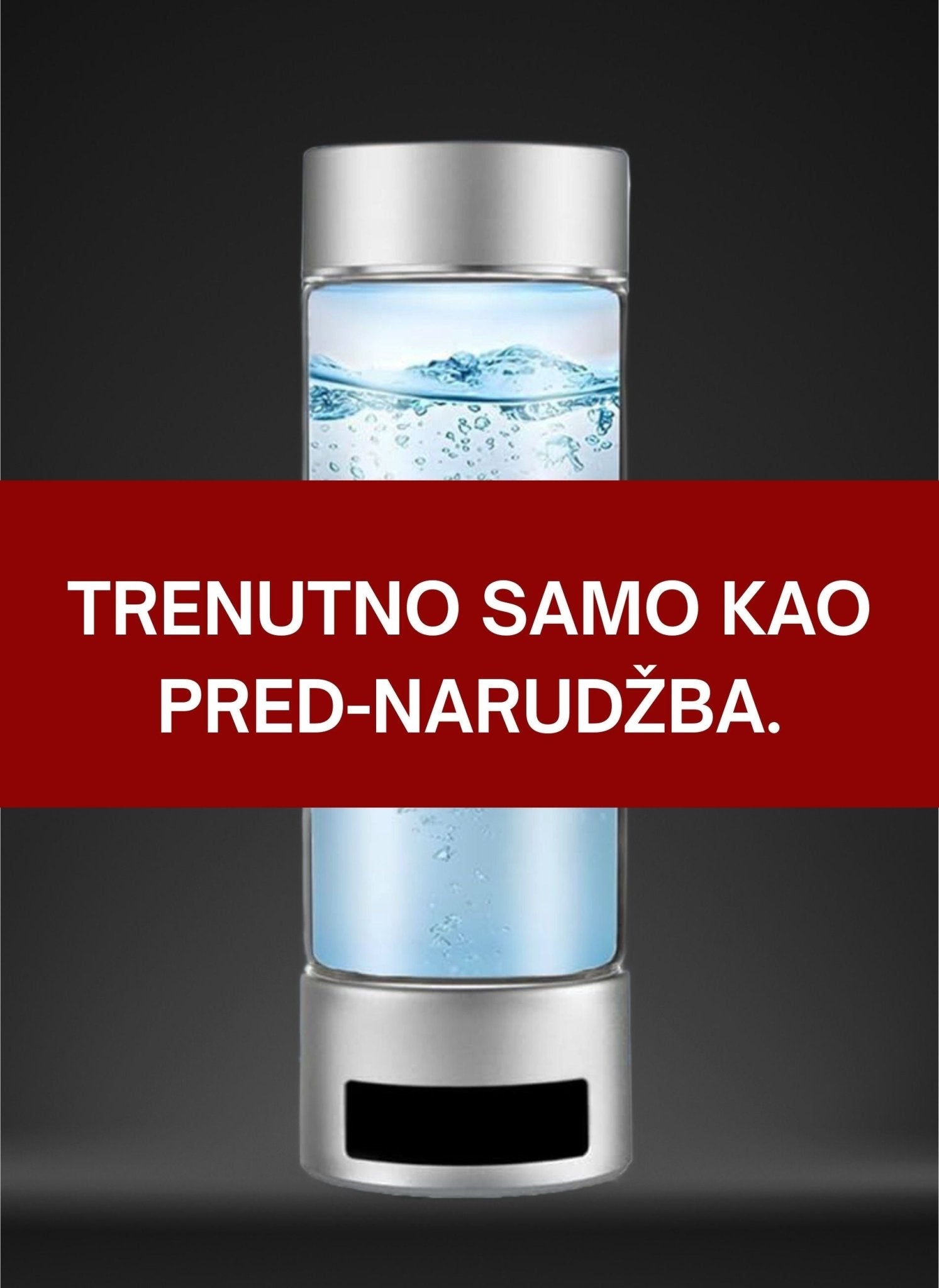 PRED - NARUDŽBA Enlight HYPER VODIK boca - Staklo 400 ml - Enlight Shop