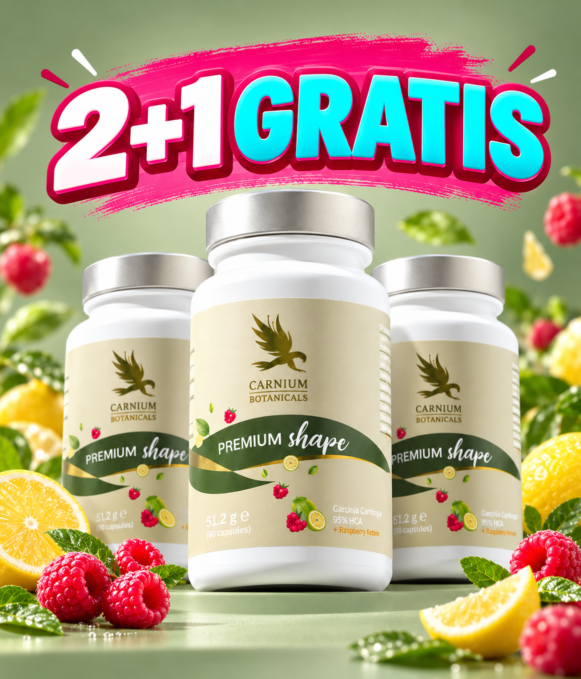 Premium Shape - CARNIUM BOTANICLS - pomoć pri mršavljenju - 2+1 GRATIS - Enlight Shop